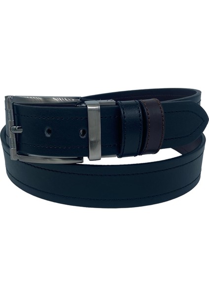 Kahverengi / Siyah Çift Taraflı Suni Deri 4 Cm.lik Unisex Spor Kemer modelleri