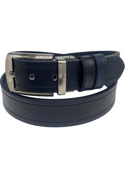 Lacivert / Siyah Çift Taraflı Suni Deri 4 Cm.lik Unisex Spor Kemer fırsatları