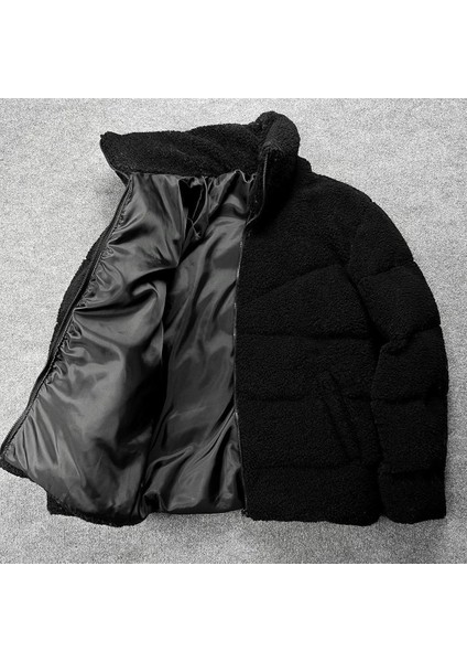 Oversize Peluş Mont