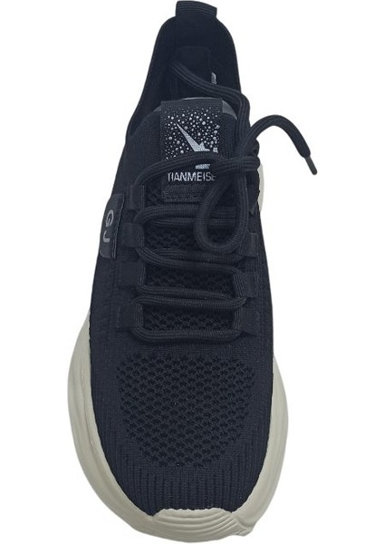Siyah Triko Kadın Sneaker Spor Ayakkabı