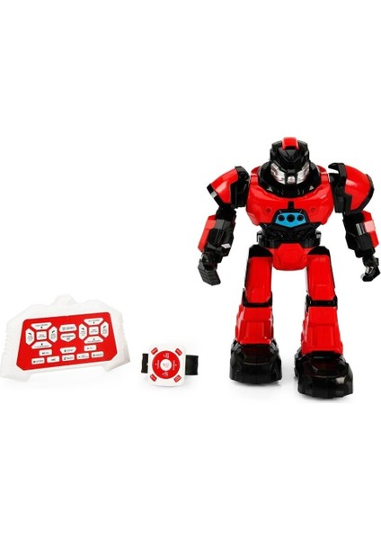 Uzaktan Kumandalı Crazon Fonksiyonlu Robot Kırmızı