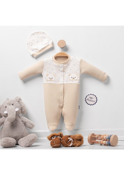 Yarım Patili Erkek Bebek Tulumu