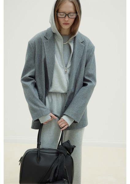 Füme Maskülen Kaşe Blazer Ceket modelleri