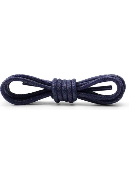 40 cm Lacivert Mumlu Klasik Ayakkabı Bağcığı
