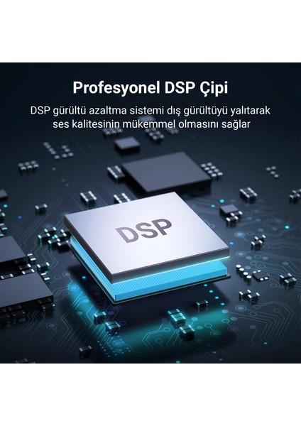 360° DSP Gürültü Engelleme Özellikli Yayıncı Oyuncu Masaüstü Mikrofonu