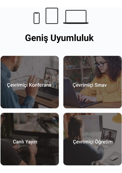 360° DSP Gürültü Engelleme Özellikli Yayıncı Oyuncu Masaüstü Mikrofonu