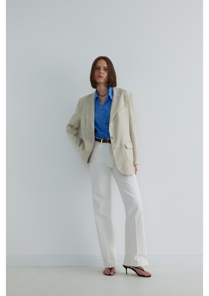 Natürel Gabriel Keten Blazer Ceket