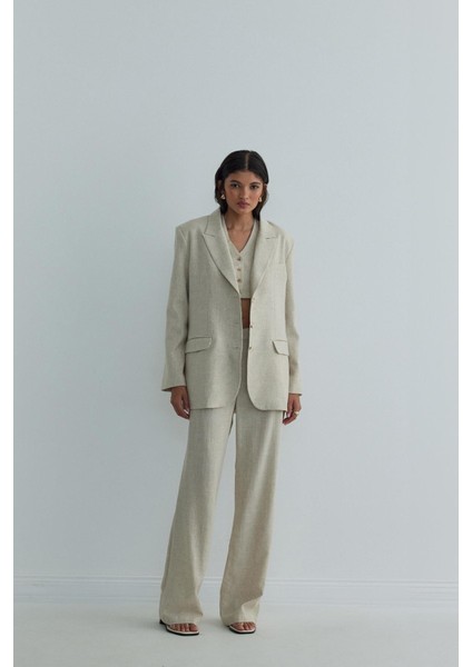 Natürel Gabriel Keten Blazer Ceket