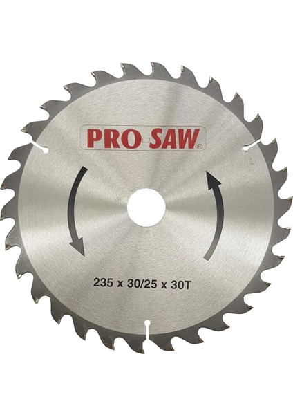 PS51229 Ahşap Sunta Daire Testere Bıçağı 235 mm 30 Diş
