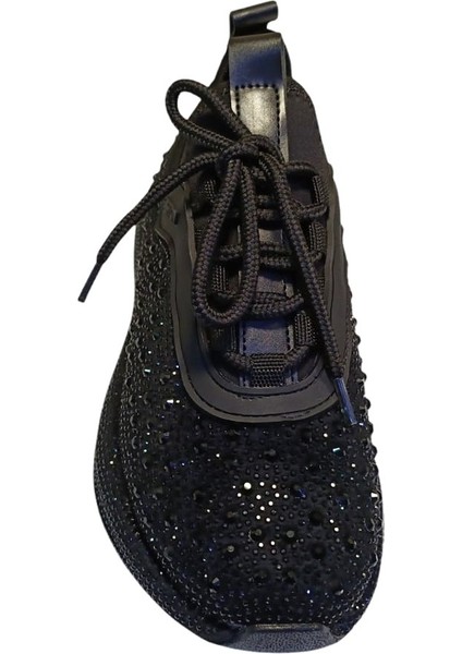 Prens 116-2 Kadın Taşlı Sneaker Ayakkabı Siyah fiyatları