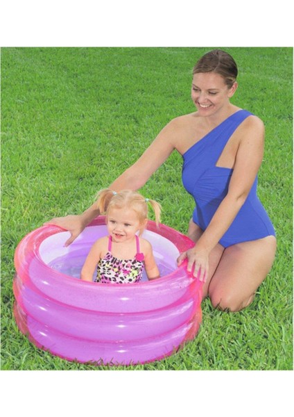 51033 Pembe Şişme Havuz Bebek Havuzu Şişme Bebek Küvet 70X30CM fiyatları