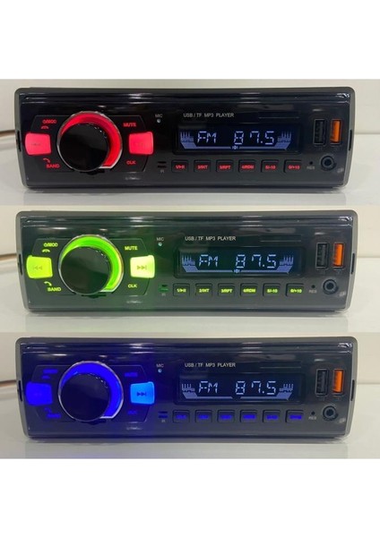 6 Farklı Renk Değiştiren Süper Mp3 Player,usb, Aux, Radio,sd Kart 4 Adet Hoparlör Çıkışı ile