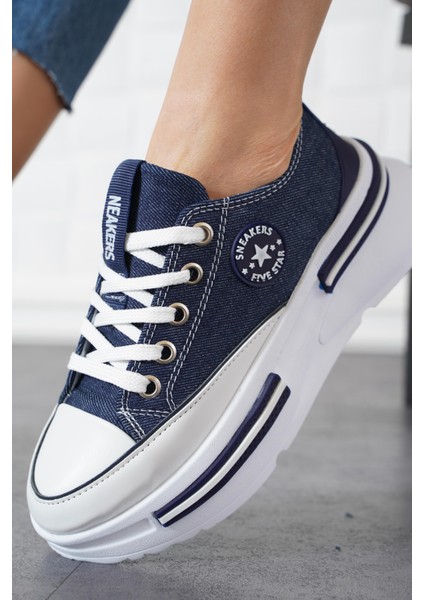 Prens 120 Kadın Sneaker Ayakkabı Lacivert modelleri
