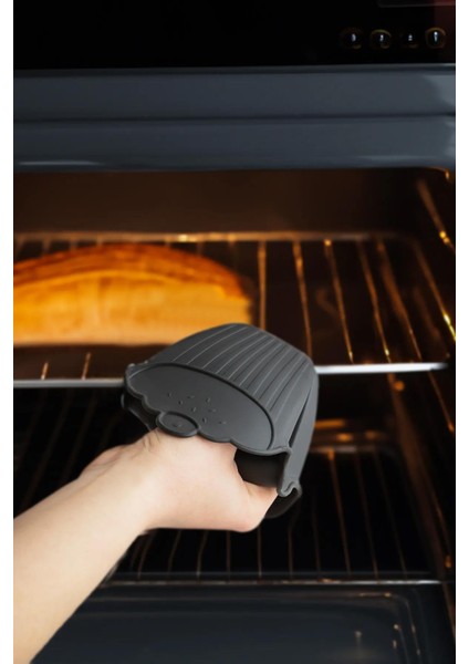 Mikrodalga Fırın Tencere Tepsi Tutucu Silikon Fırın Eldiveni Isı Yalıtımlı – Siyah modelleri