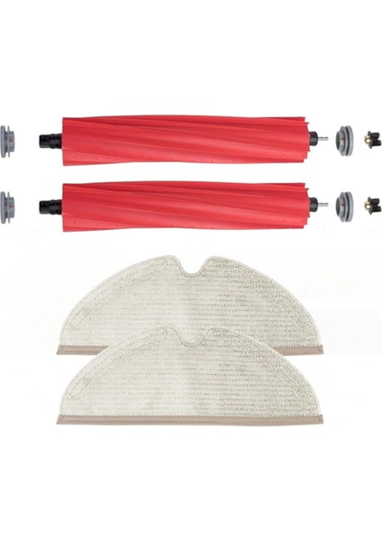 Roborock Q7, Q7 Plus, Q7 Max, Q7 Max Plus, Q7 Max ( Q380RR ) Robot Süpürge Uyumlu 4'lü Yedek Parça Seti