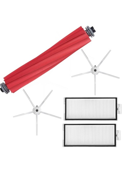 Roborock Q7, Q7 Plus, Q7 Max, Q7 Max Plus, Q7 Max ( Q380RR ) Robot Süpürge Uyumlu 5'li Yedek Parça Seti