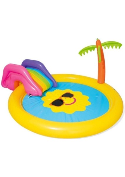 Ada Kaydıraklı Şişme Çocuk Havuzu 237X231 cm 53071