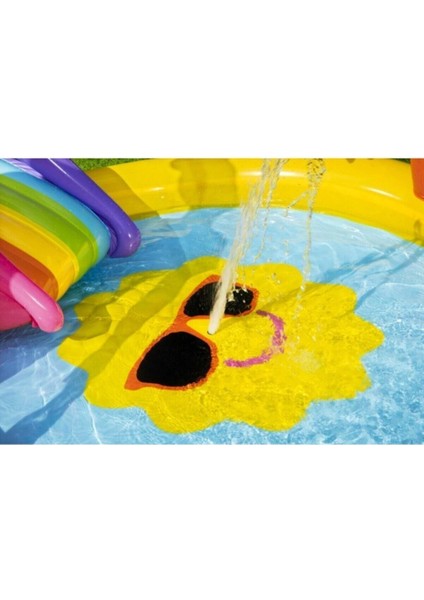 Ada Kaydıraklı Şişme Çocuk Havuzu 237X231 cm 53071 modelleri