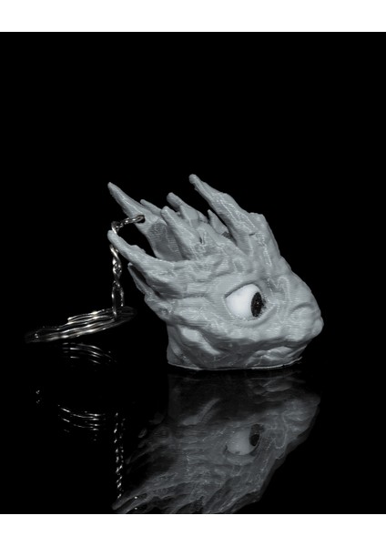 Çakıl Ejderha Anahtarlık - 3D Baskı Kadim ve Büyüleyici Katman modelleri