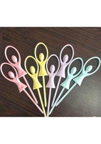 Suncook Plastik Balerin Sunum Kürdan Seti 10'lu 12 cm SC-412 fiyatları