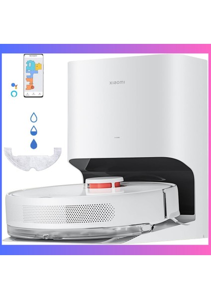 Robot Vacuum Çöp Istasyonlu Akıllı Robot Süpürge fiyatları