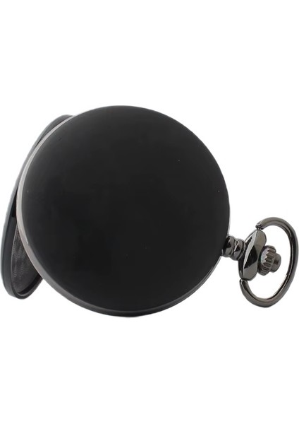 Dc Batman Piano Black Parlak Siyah Köstekli Zincirli Quartz Cep Saati modelleri