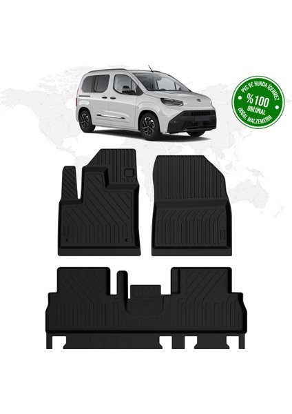 Toyota Proace City 4d Havuzlu Paspas 2024 Model ve Sonrası