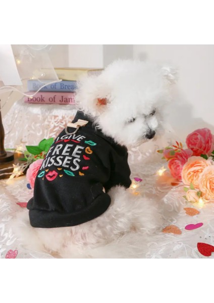 Sevgililer Günü Kedi Köpek Sweatshirt