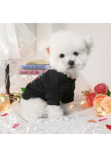 Sevgililer Günü Kedi Köpek Sweatshirt