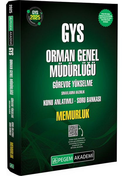 2025 Gys Orman Genel Müdürlüğü Görevde Yükselme Sınavlarına Hazır