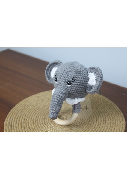 Amigurumi Bebek Fil Çıngırak Diş Kaşıyıcı modelleri