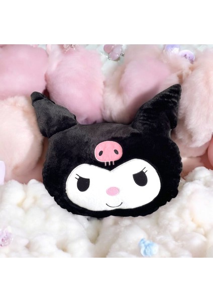 Sevimli Kuromi Yastık & Uyku Arkadaşı Yumuaşak Peluş Kumaş Kuromi Yastık & Yumuşak Peluş Oyuncak