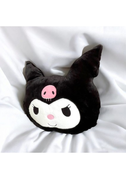 Sevimli Kuromi Yastık & Uyku Arkadaşı Yumuaşak Peluş Kumaş Kuromi Yastık & Yumuşak Peluş Oyuncak