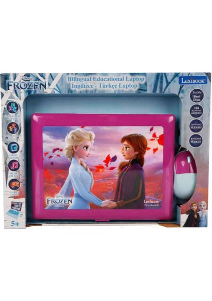 Eğitici Dizüstü LCD Ekran Disney Frozen Ingilizce Türkçe Laptop fırsatları