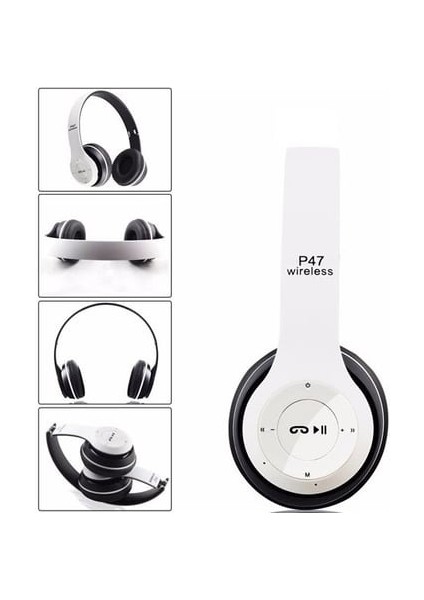 P47 Extra Bass Wireless Bluetooth Kulaklık 5.0+Edr Fm Radyo fırsatları