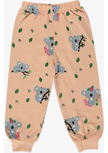 Baskılı Ikiiplik Kız Pijama Takım MNK0602 fiyatları