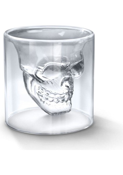 75 ml Kuru Kafa Cam Bardak -Likör Shot - Içecek Bardağı -Crystal Head