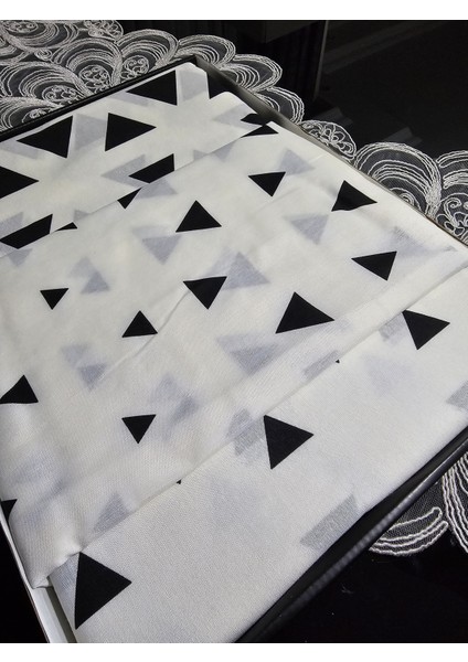 Çift Kişilik Pamuk Geometrik Desenli Ares Nevresim Takımı