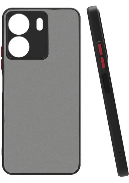 Xiaomi Redmi 13C Kılıf Mat Kamera Korumalı Renkli Tuşlu Sert Silikon Hux Kapak