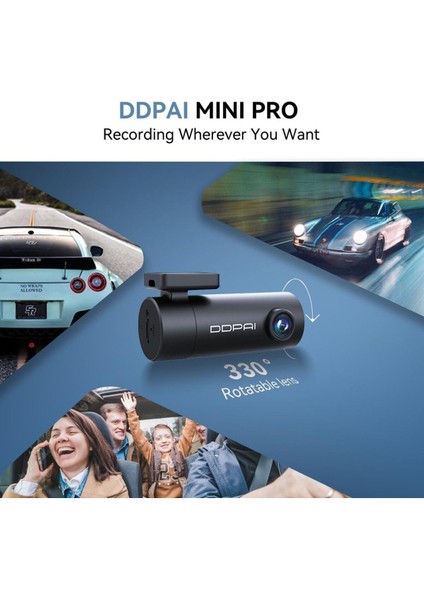 Mini Pro 1296P Araç Kamerası, Gece Görüş, G-Sensör, 24 Saat Park Izleme fırsatları