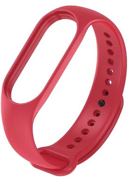 Xiaomi Mi Band 7 Uyumlu Klasik Kordon Zore - Chinese Red
