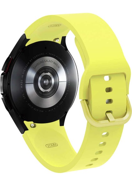 Galaxy Watch 4 40MM Krd-50 Uyumlu Kordon Zore - Sarı
