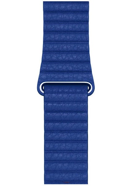 Watch 38MM Uyumlu Krd-09 Deri Lop Kordon Zore - Mavi