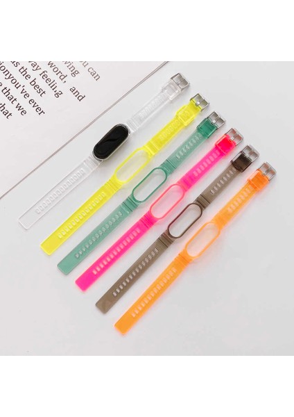 Xiaomi Mi Band 5 Krd-27 Uyumlu Kordon Zore - Pembe