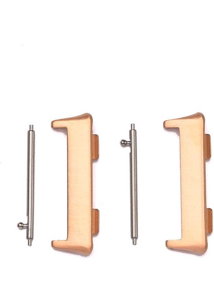 Oppo Watch 46MM 22MM Metal Kordon Dönüştürücü Zore - Rose Gold