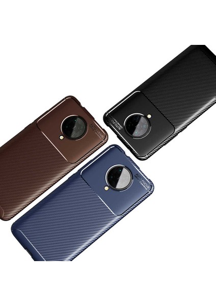 Xiaomi Poco F2 Pro Kılıf Negro Silikon Kapak-Kahverengi