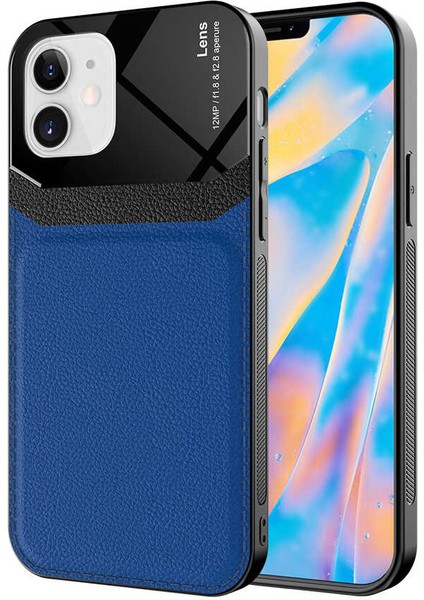Apple iPhone 12 Kılıf ​zore Emiks Kapak-Lacivert