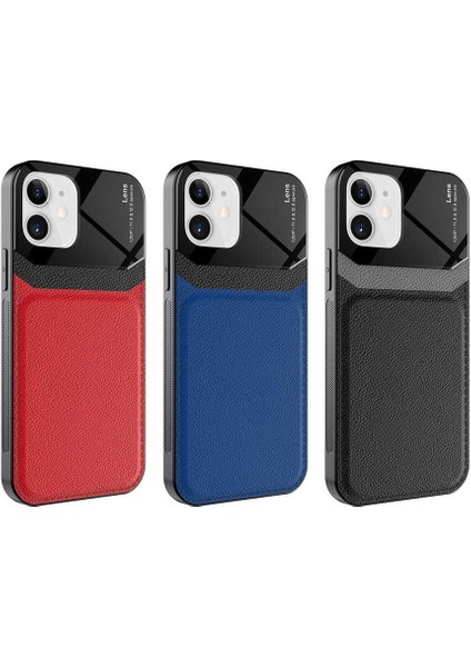 Apple iPhone 12 Kılıf ​zore Emiks Kapak-Lacivert