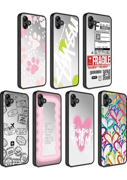 Galaxy A04E Kılıf Aynalı Desenli Kamera Korumalı Parlak Zore Mirror Kapak-Fragile fiyatları