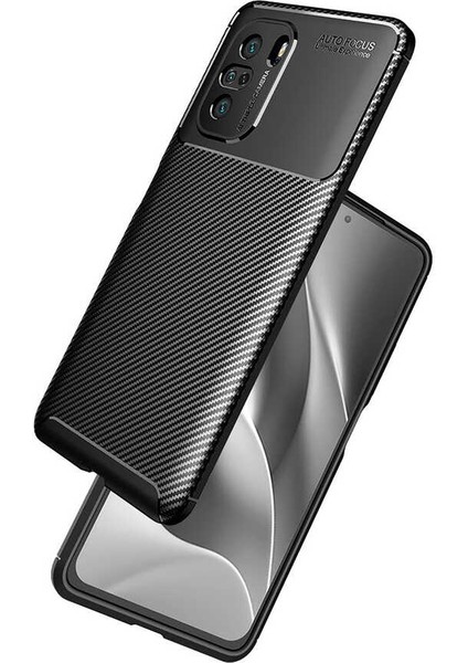 Xiaomi Poco F3 Kılıf Negro Silikon Kapak-Kahverengi